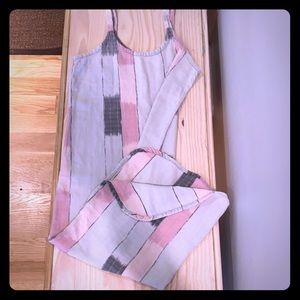 Vintage Pastel Midi Dress